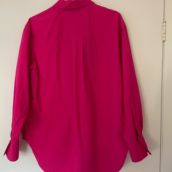 COS Fuchsia Button-Up Shirt - Picture 7 of 9